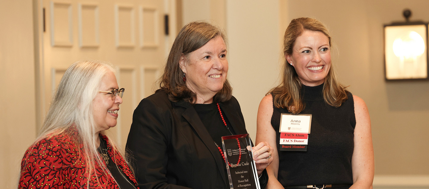 Photo for Brenda J. Cude inducted into FACS Honor Hall of Recognition 