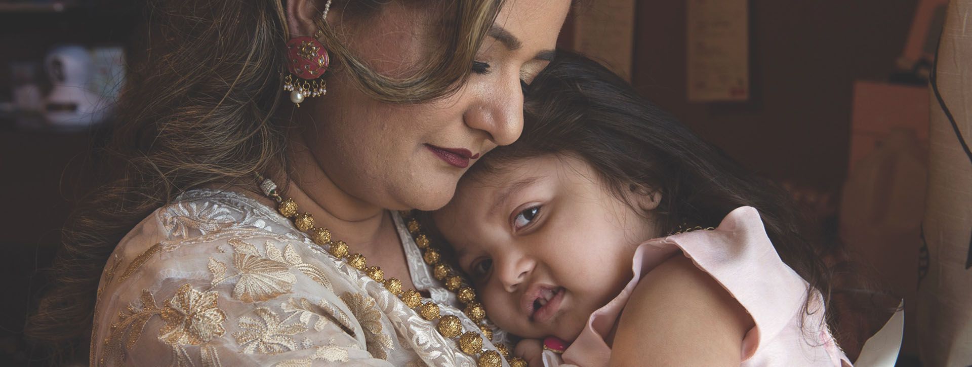 Woman and child together